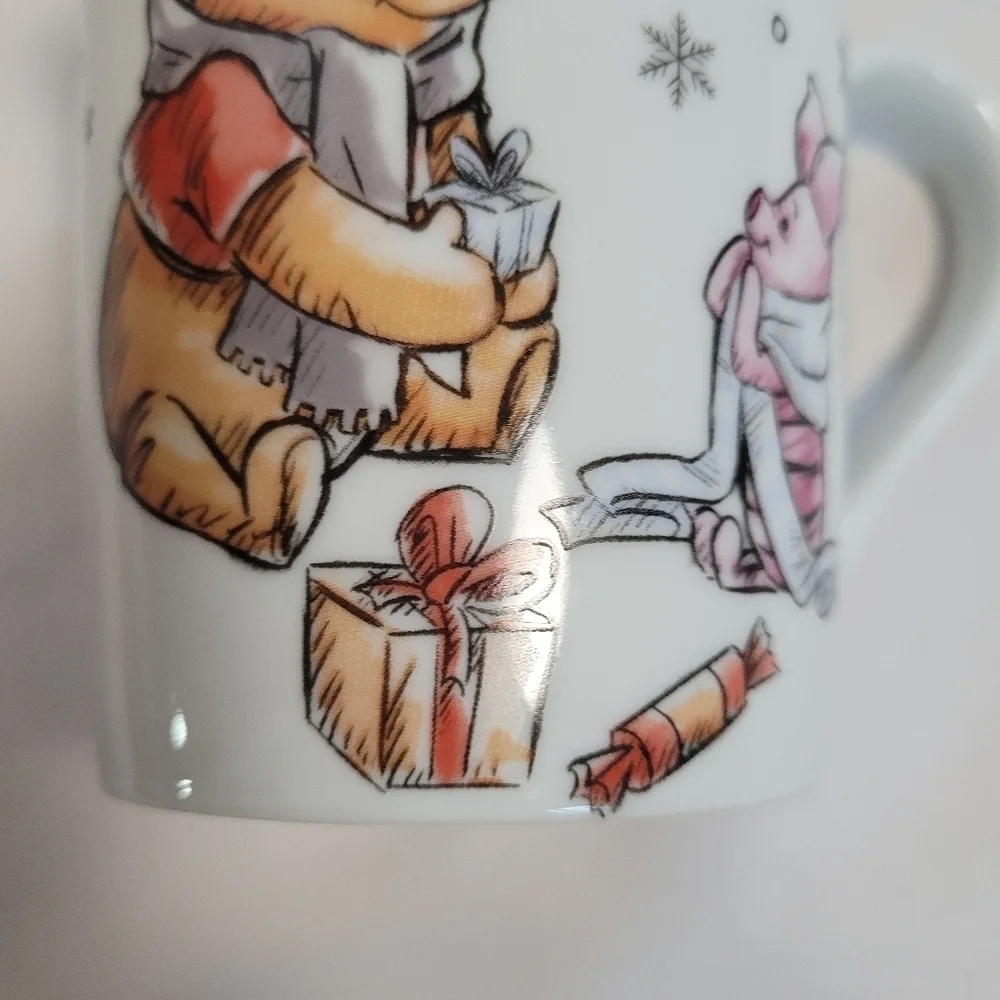 Christmas Disney Winnie The Pooh & Piglet Ceramic Coffee/ Tea Mug
